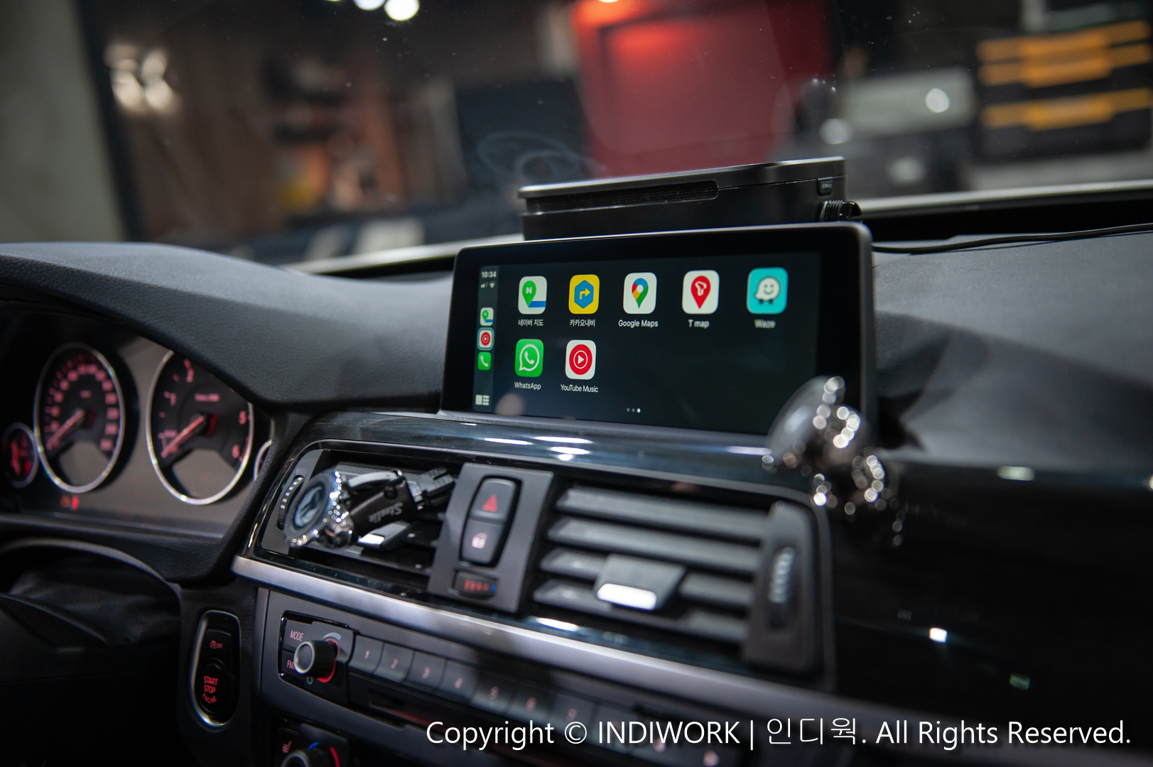 2016 BMW 3GT Apple Carplay15 INDIWORK VIDEO 인디웍 비디오