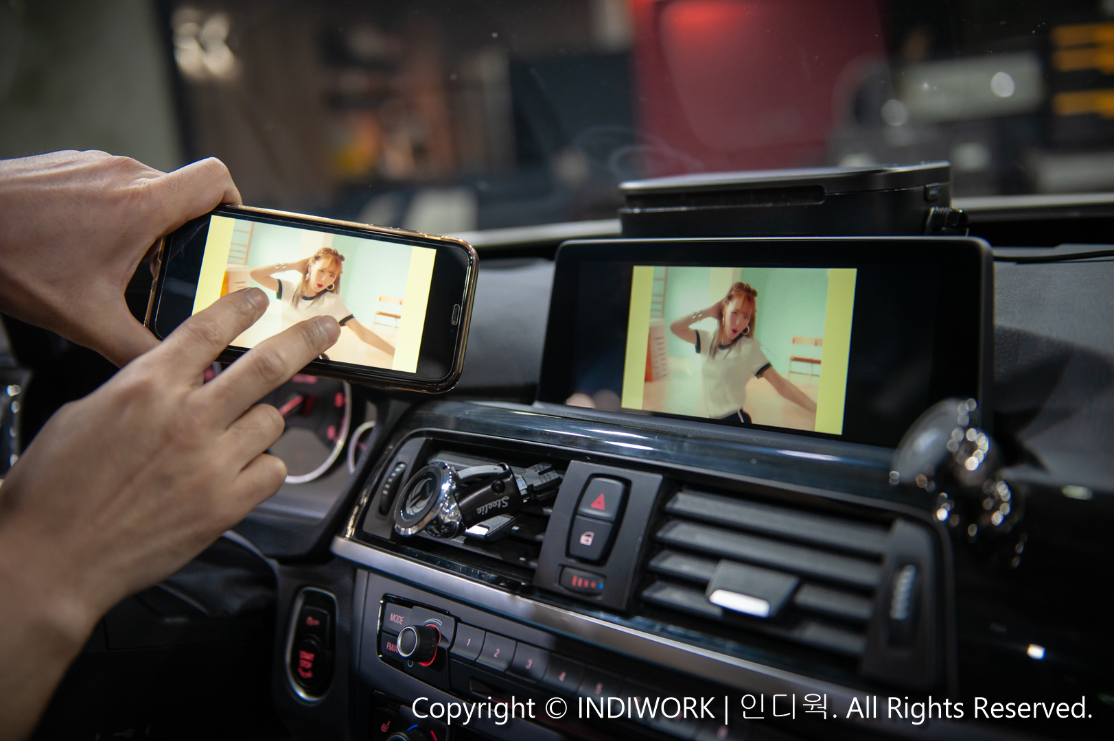 2016 BMW 3GT Apple Carplay43 INDIWORK VIDEO 인디웍 비디오