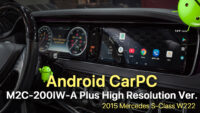 “M2C-200 Plus+” High Resolution CarPC System for 2015 S-Class W222