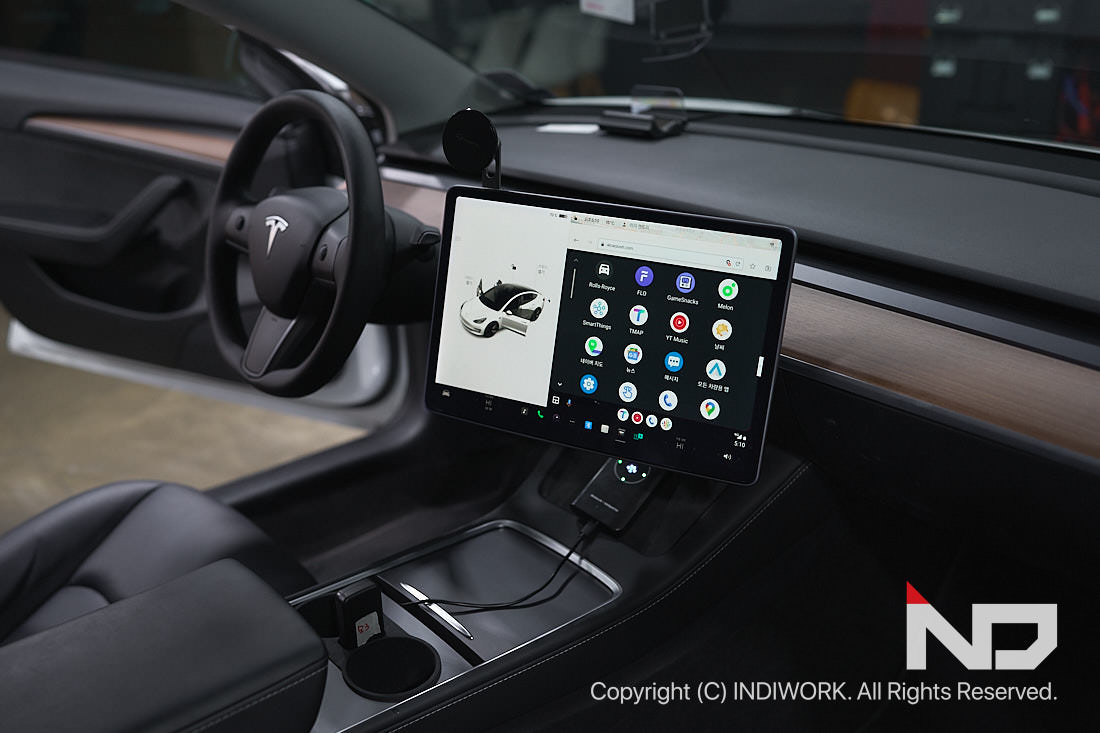 Tesla Model 3 Android Auto 2023 New UI