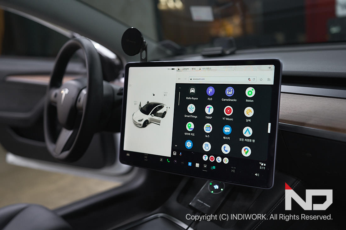 Tesla Model 3 2023 New Android Auto