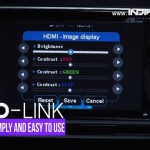 HD-LINK IW04VW for Volkswagen user interface (setting menu)
