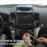 How to remove 2015 Toyota land cruiser (screen,audio)