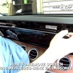 How to Removal 2016 Mercedes W213 wide screen