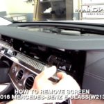 How to Removal 2016 Mercedes W213 wide screen
