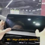 How to put on a Tempered Glass Screen Protector for BMW G30 SCREEN