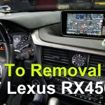How to removal Radio,Screen 2016 RX450h(AL20)
