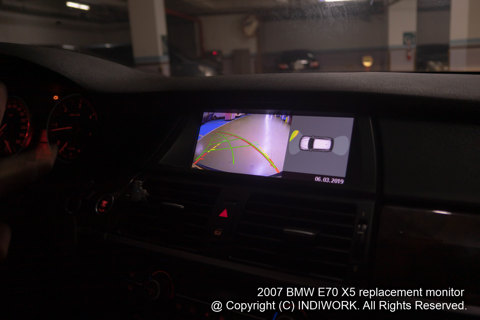 2007 BMW E70 X5 replacement monitor "N-LINK II V4"