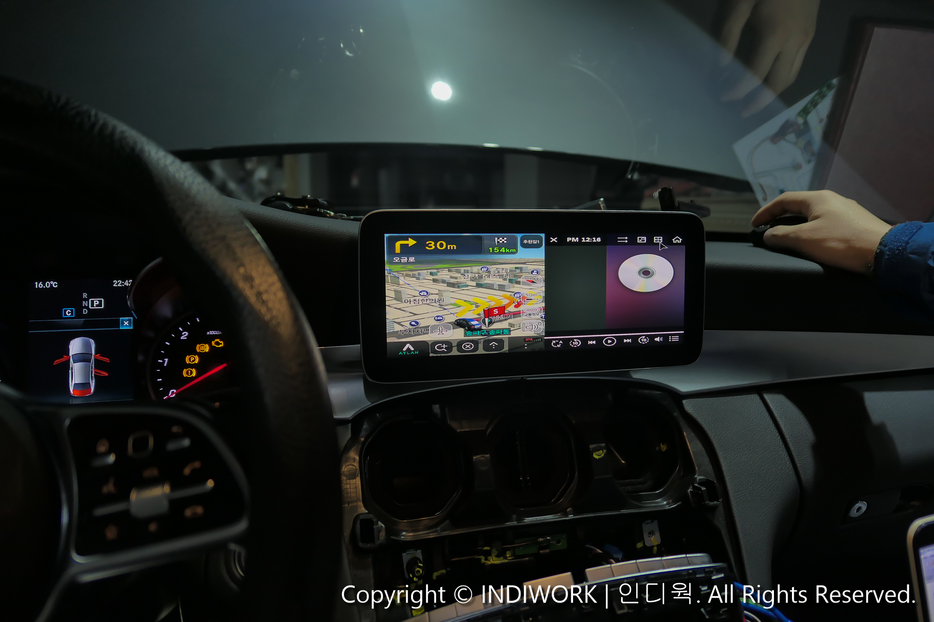 Android,Mirrong,GPS,Capacitive Touch system. for 2019 W205 facelift "HD-LINK(IW-NTG6-N23)”