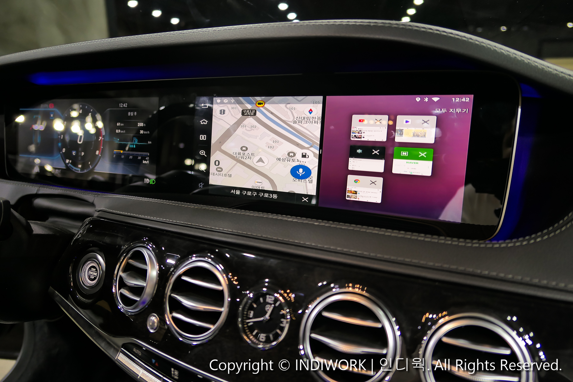 Android Tocuh System for Mercedes 2019 W222 *Facelift "A-LINK,NTG55"
