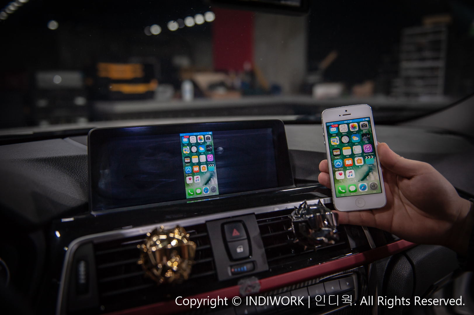 Apple Carplay,smartphone mirroring for BMW F30 "SCB-NBT"