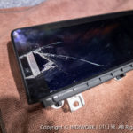 Repaired Broken Screen BMW F30 Oem-Befoer