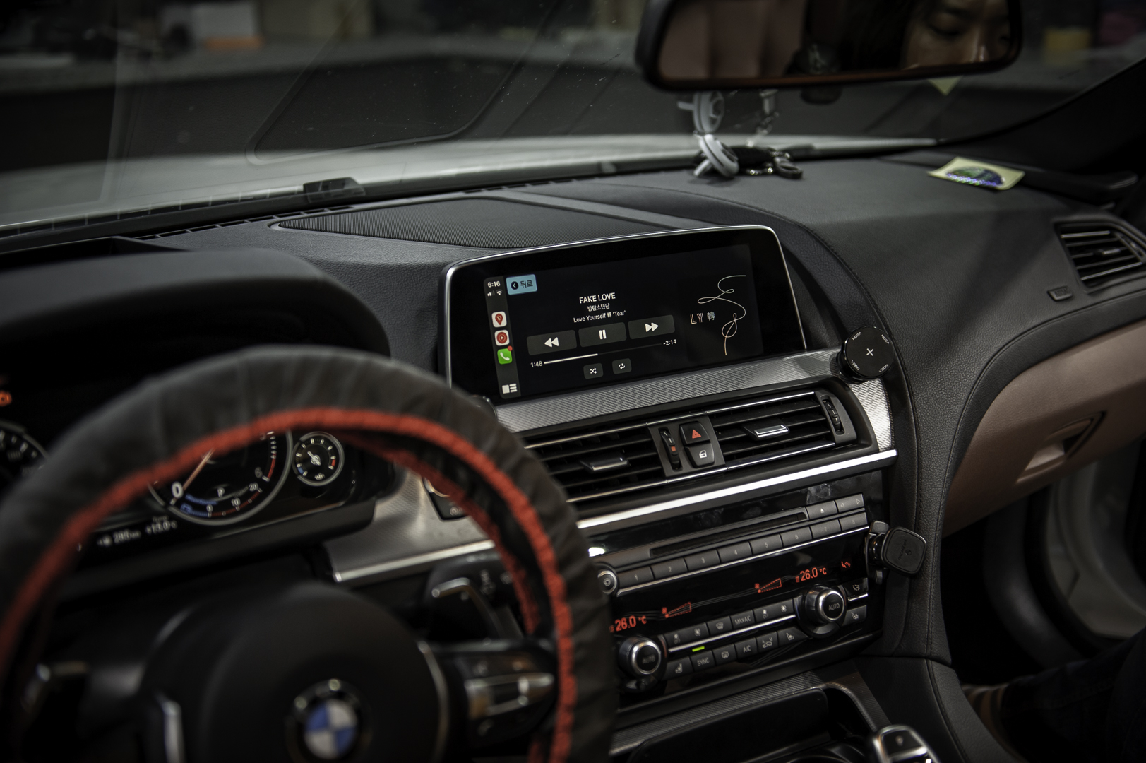Apple Carplay,Music play for 2016 BMW6 F12 "SCB-NBT"