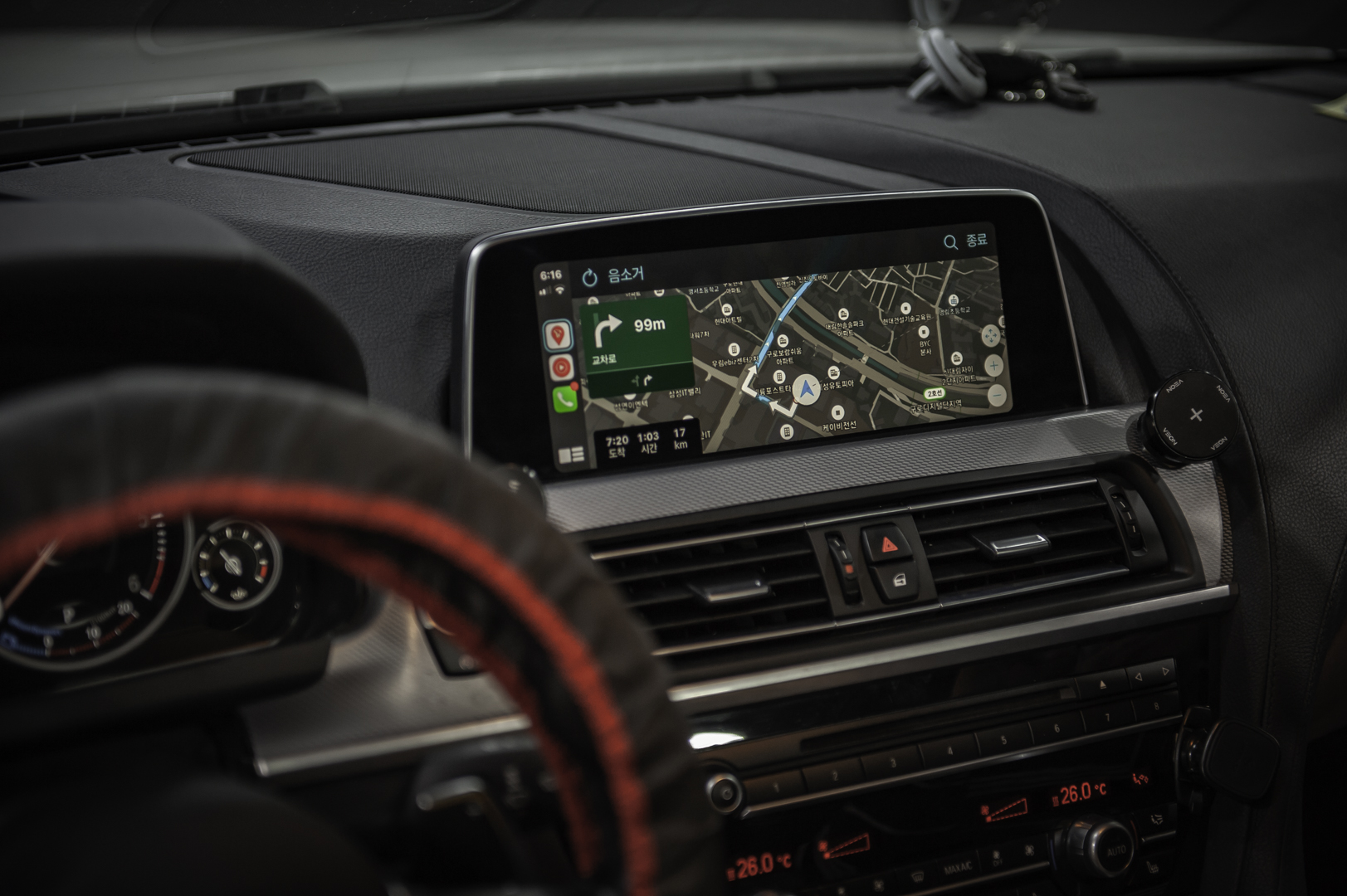 Apple Carplay,T-MAP for 2016 BMW6 F12 "SCB-NBT"