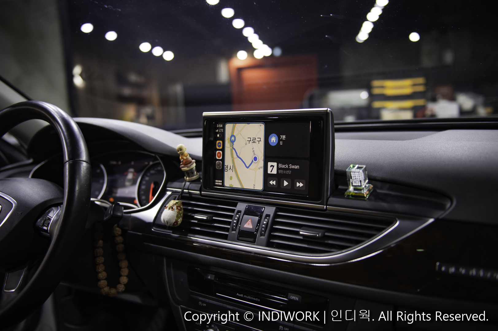 Apple Carplay,Kakao navi for 2014 Audi A6 C6 3G MMI "SCB-AU(A6)"