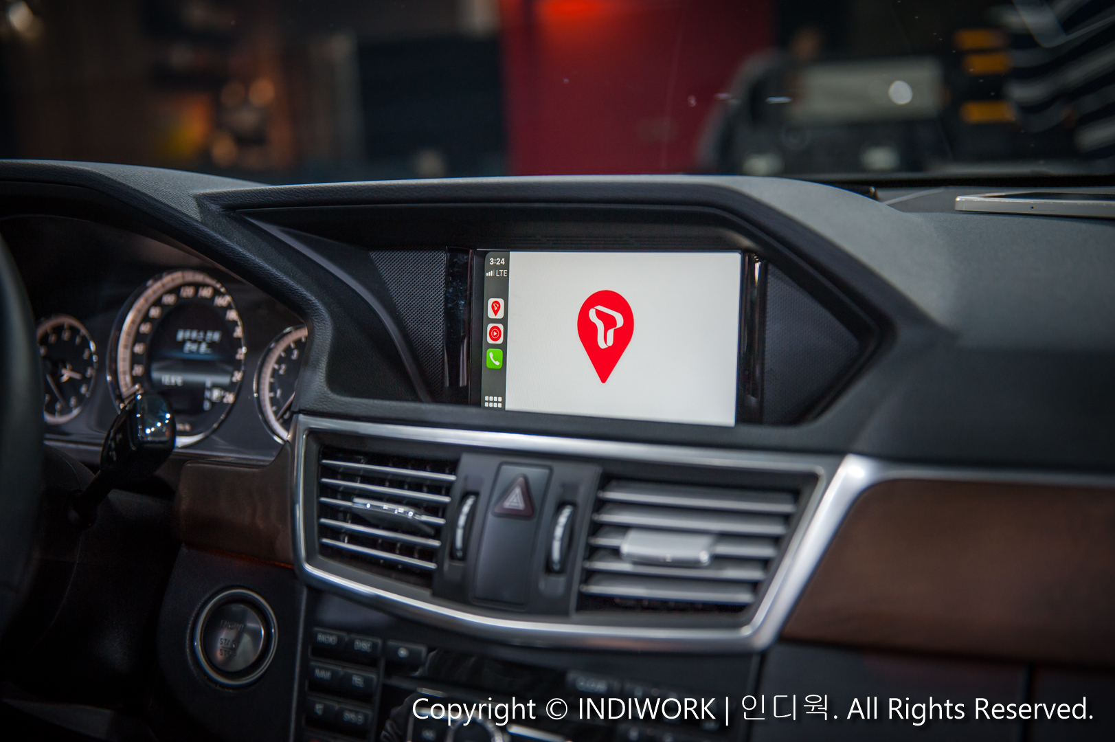 Apple CarPlay T-MAP for 2014 Mercedes E-Class E300 W212 "SCB-NTG4.5"
