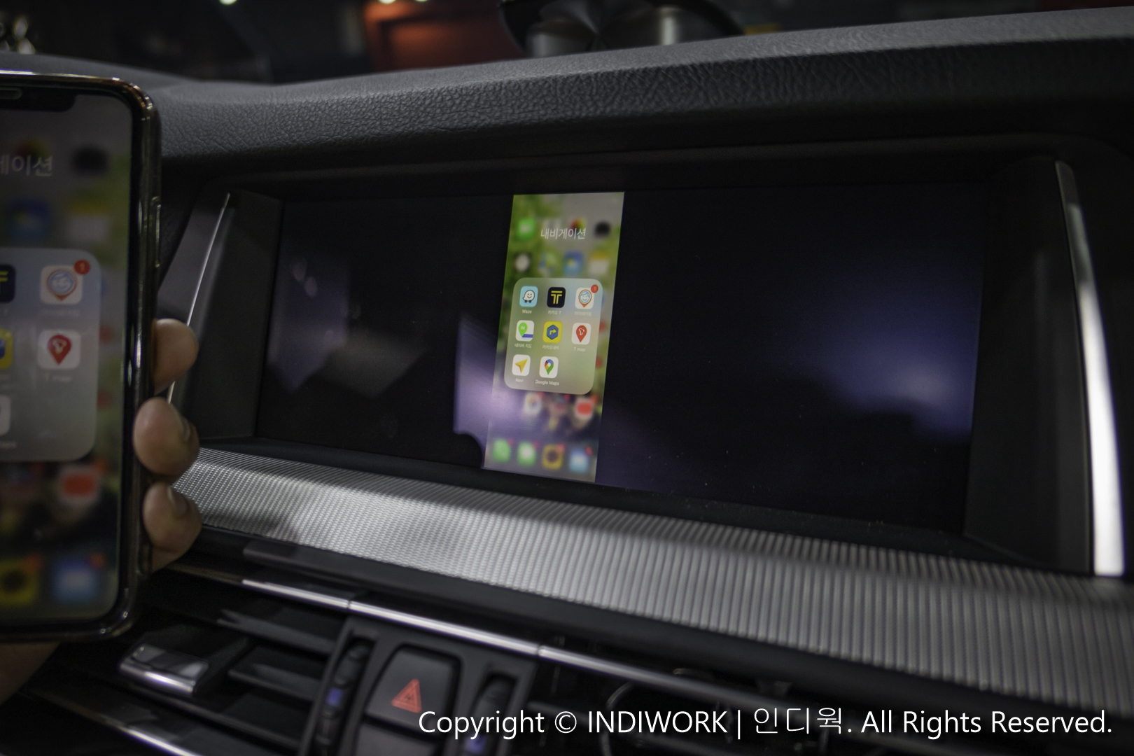 Apple Carplay,smartphone mirrorin for 2016 BMW M5 F10 "SCB-NBT"