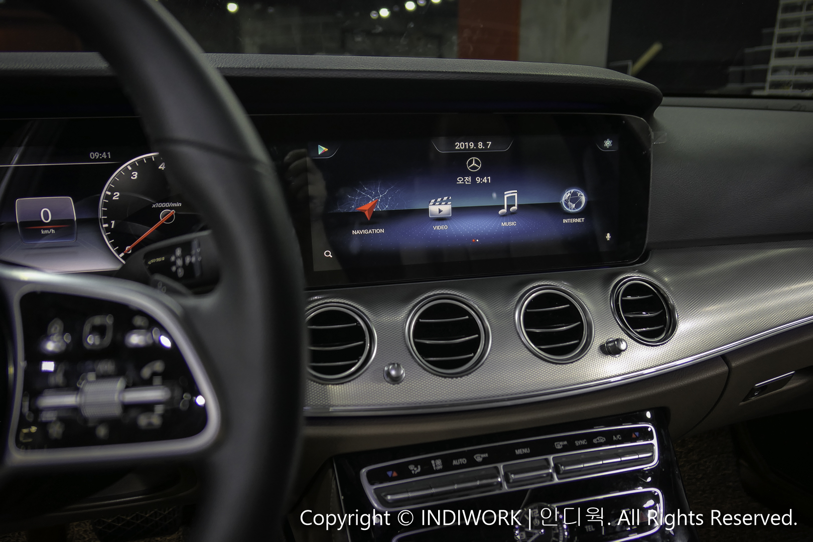 Android System for Mercedes E-Class W213 with capacitive touch "A-LINK,NTG55"