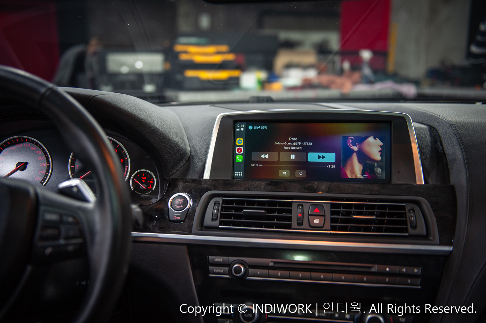 Apple Carplay,Music play for 2013 BMW6 F12 "SCB-CIC"