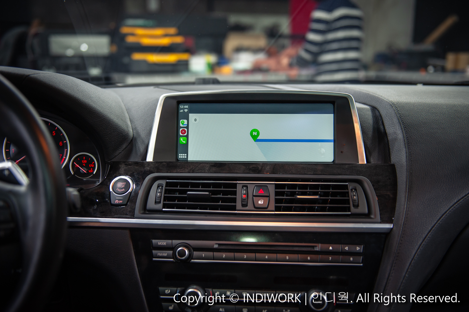 Apple Carplay,Naver-MAP for 2013 BMW6 F12 "SCB-CIC"