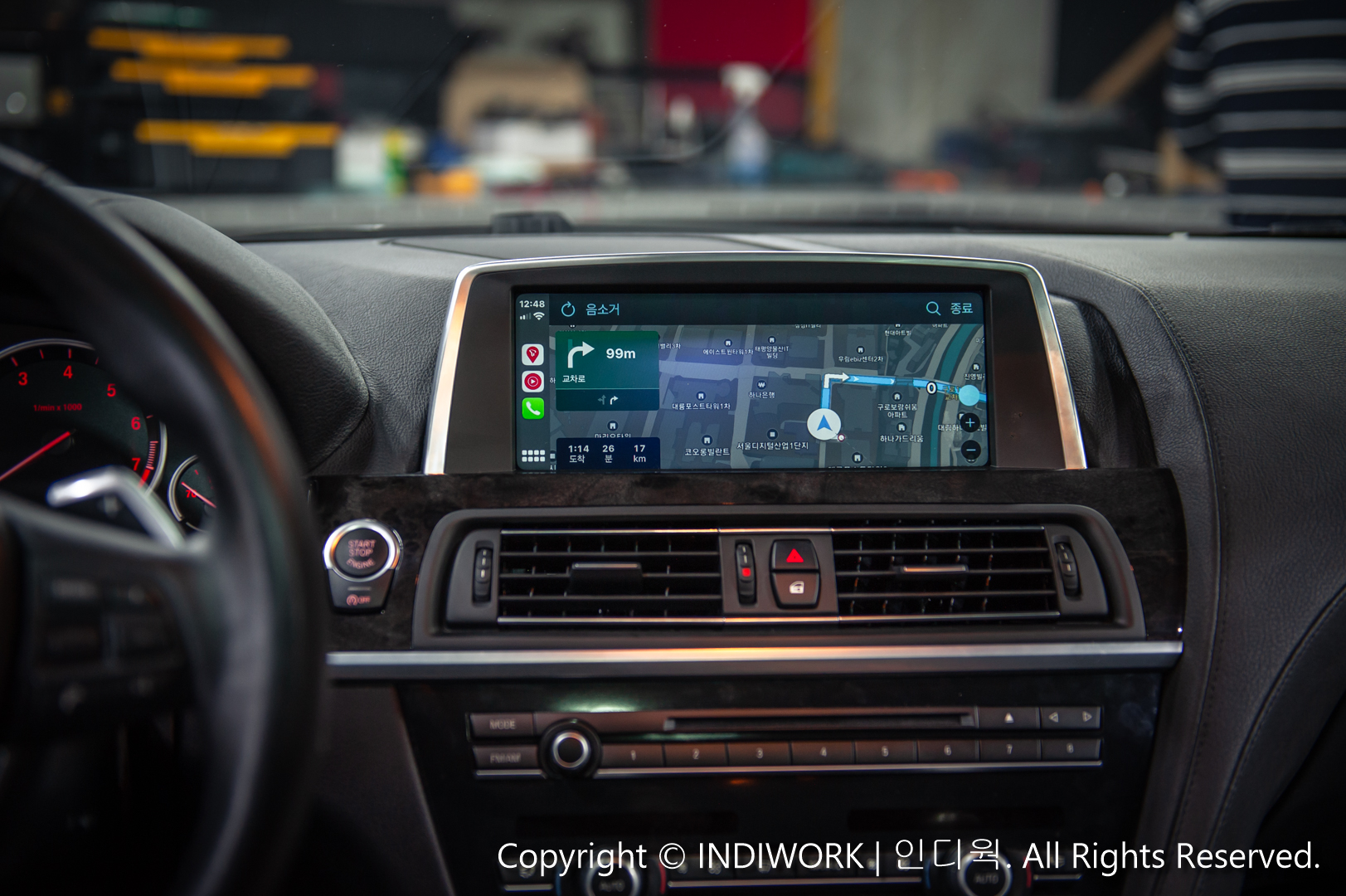 Apple Carplay,T-MAP for 2013 BMW6 F12 "SCB-CIC"