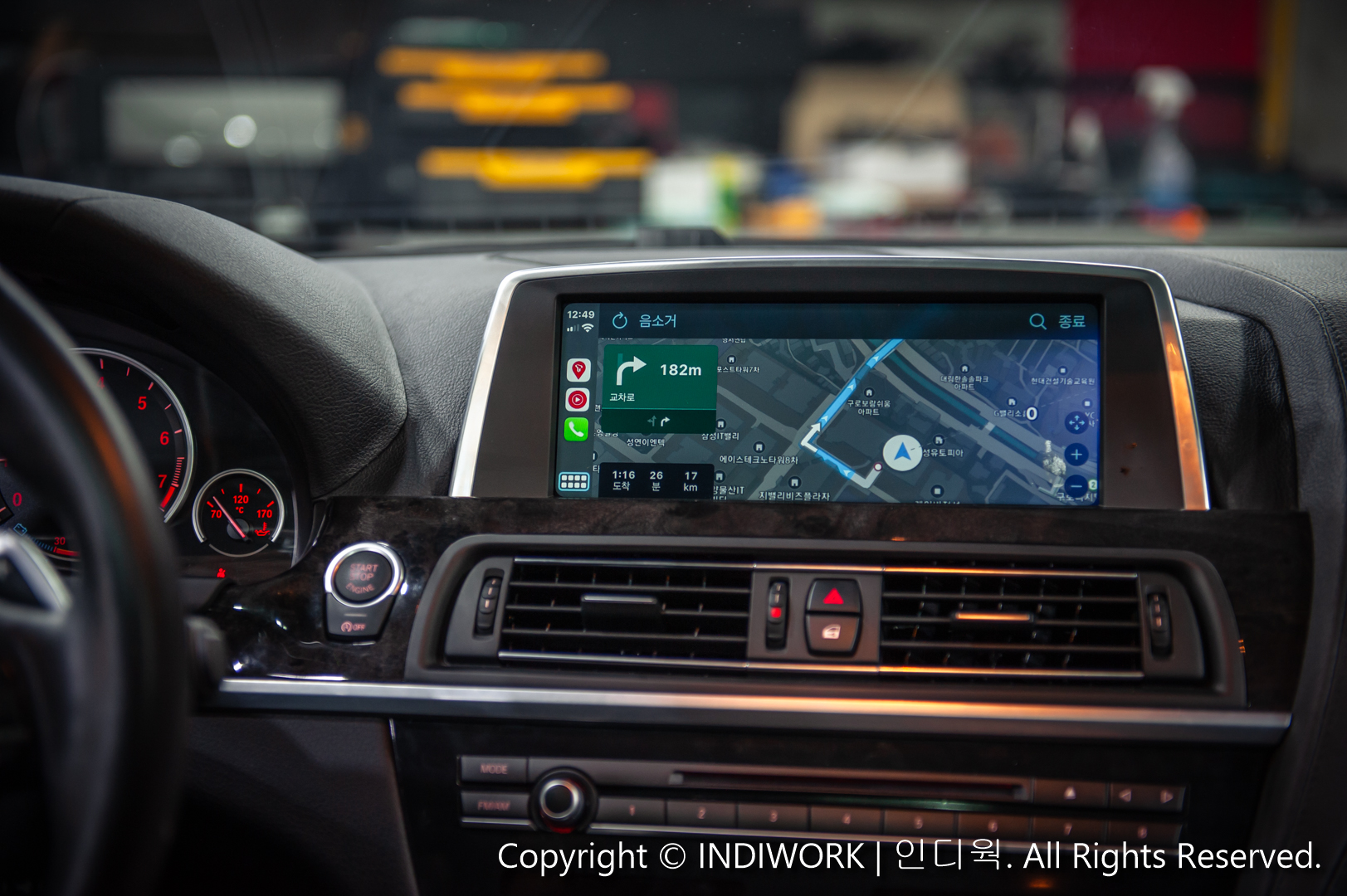 Apple Carplay,T-MAP for 2013 BMW6 F12 "SCB-CIC"
