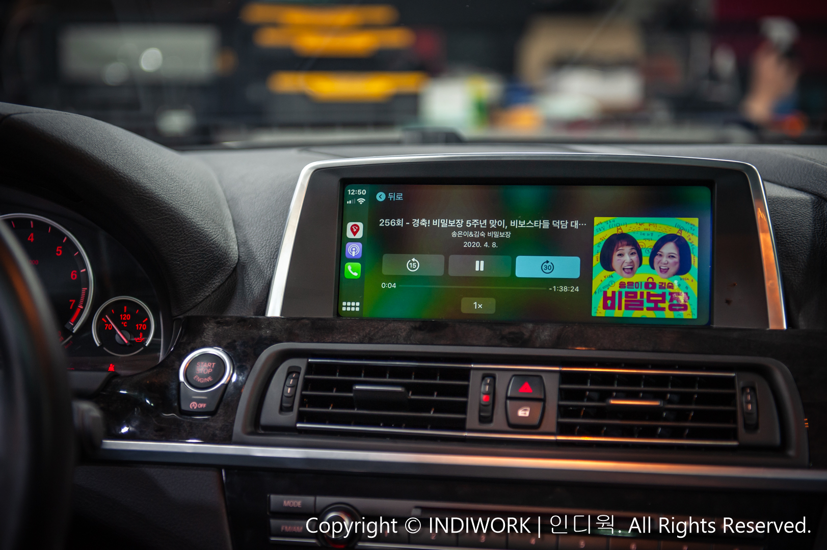 Apple Carplay,Music play for 2013 BMW6 F12 "SCB-CIC"
