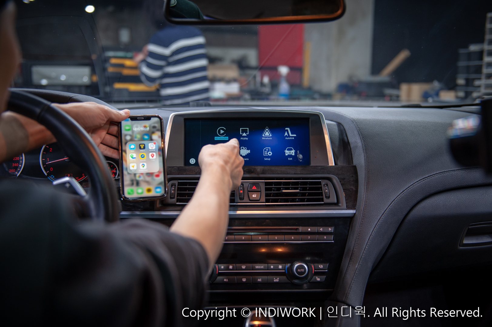 Apple Carplay,smartphone mirroring for 2013 BMW6 F12 "SCB-CIC"