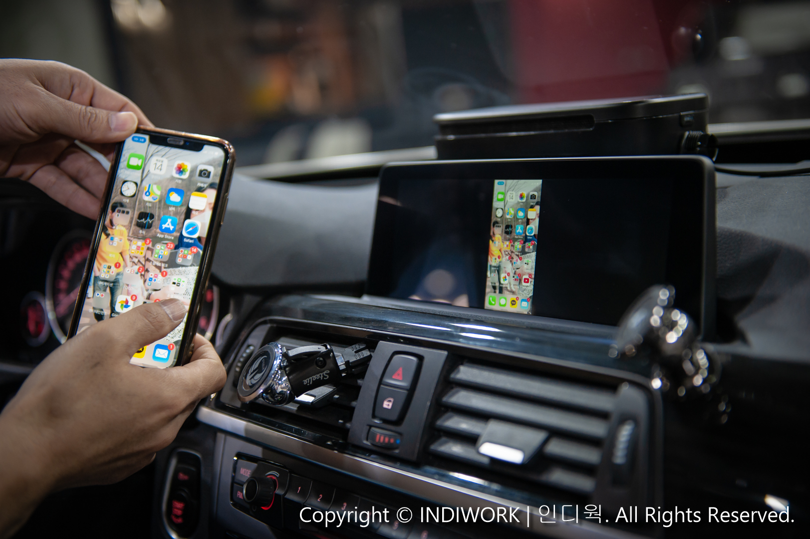 Apple Carplay,smartphone mirroring for 2016 BMW 3GT "SCB-NBT"