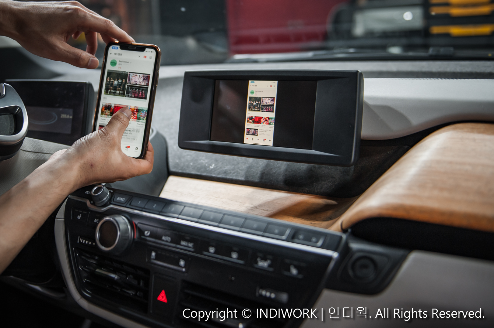 Apple Carplay,smartphone mirroring for BMW i3 "SCB-NBT"