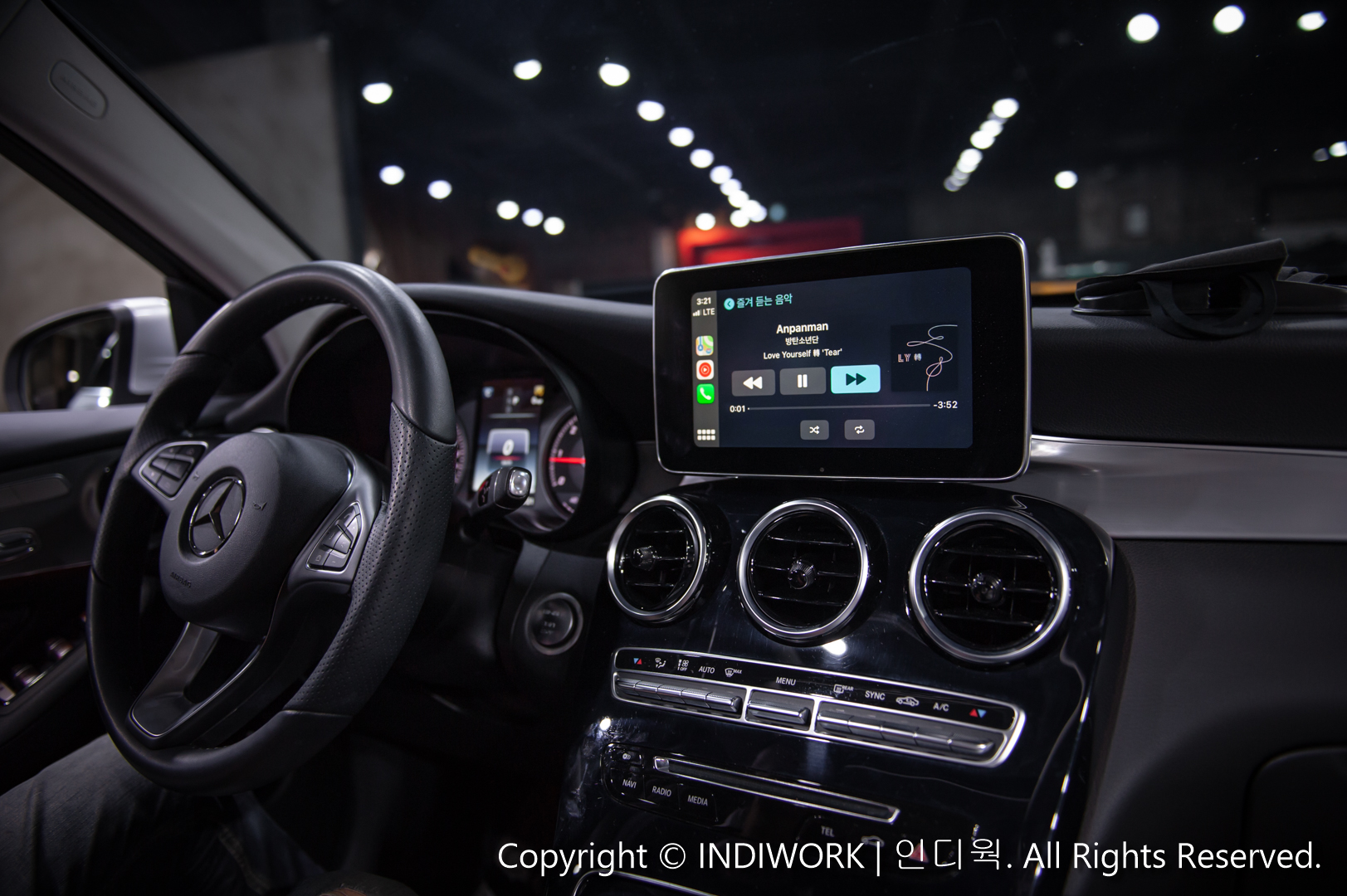 Apple CarPlay,Music play for Mercedes-Benz 2017 GLC-Class "SCB-NTG5"