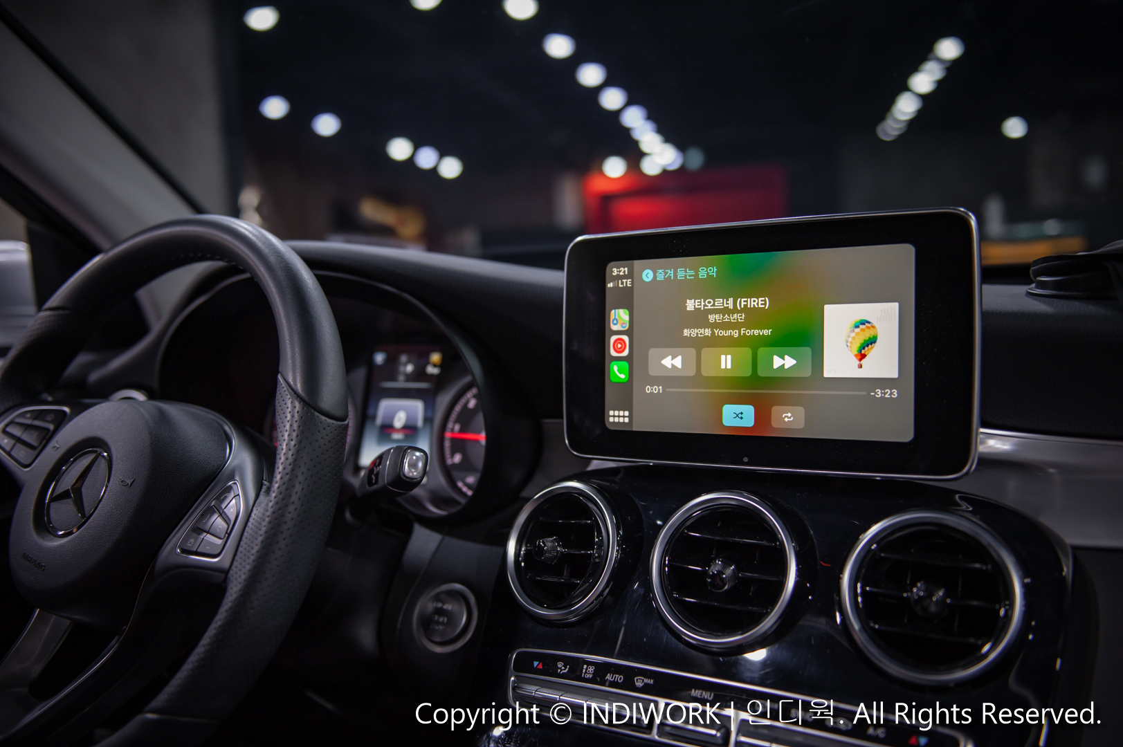 Apple CarPlay,Music play for Mercedes-Benz 2017 GLC-Class "SCB-NTG5"