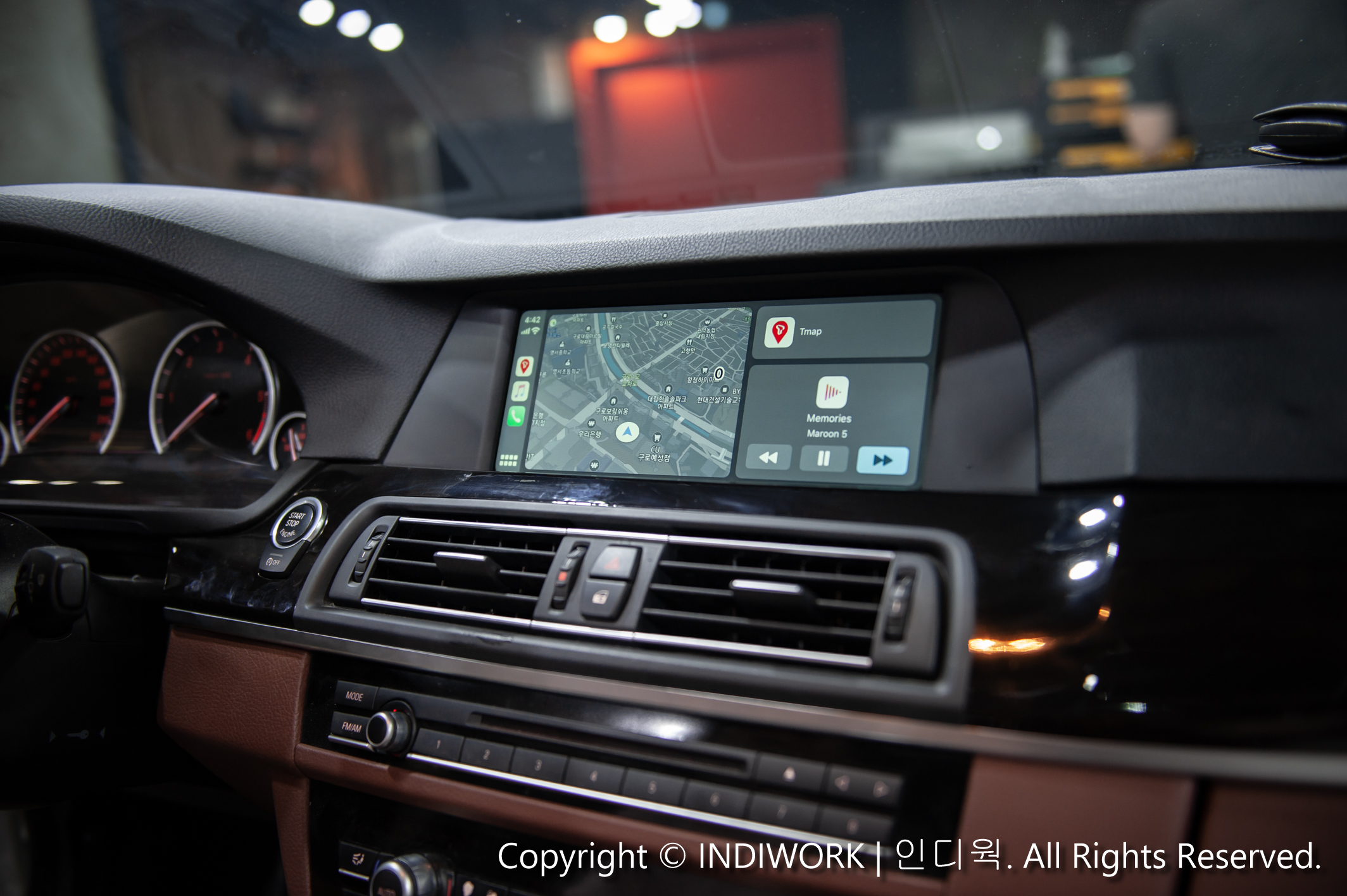 Apple Carplay,T-MAP for 2012 BMW 520D F10 "SCB-CIC"