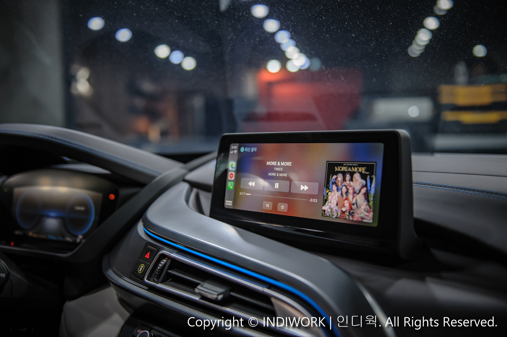 Apple Carplay,Music play for 2016 BMW i8 "SCB-NBT"