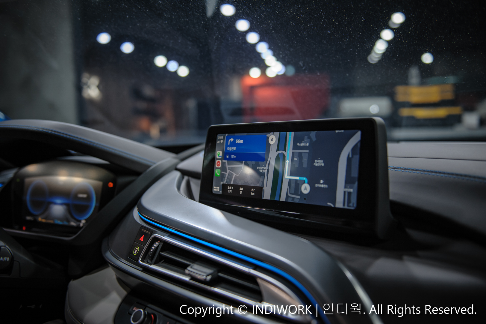 Apple Carplay,T-MAP for 2016 BMW i8 "SCB-NBT"