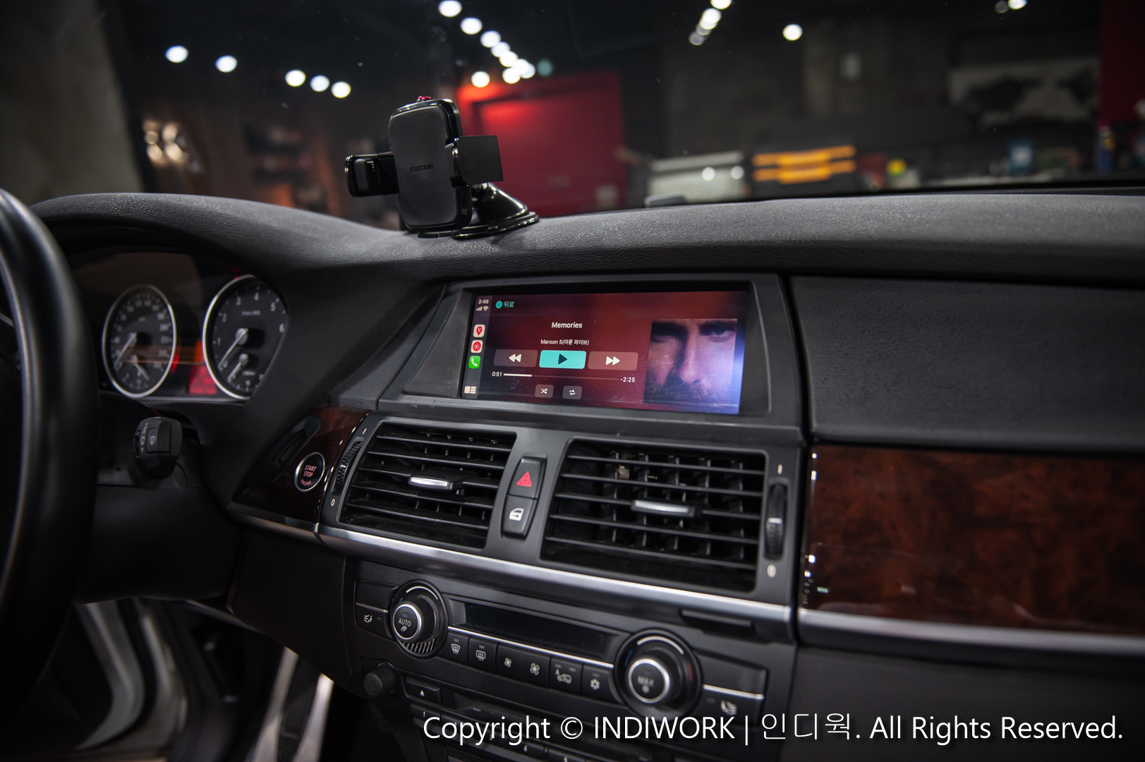 Apple Carplay,Music play for 2012 BMW X5 E70 "SCB-CIC"