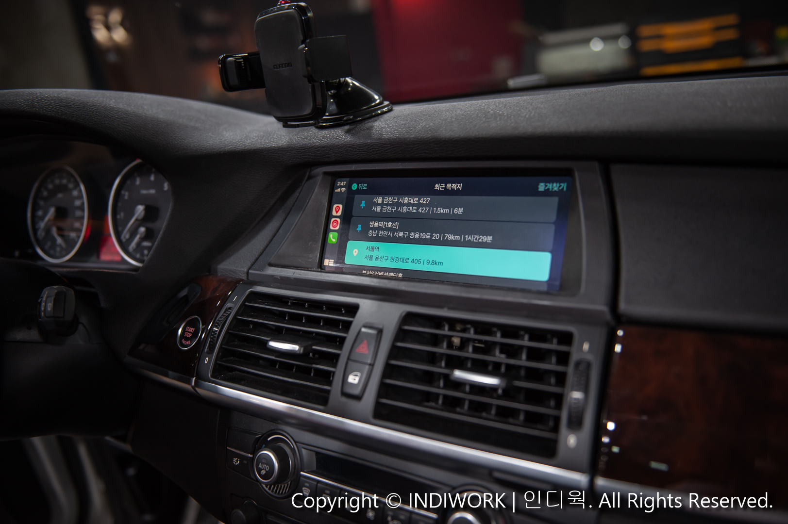 Apple Carplay,T-MAP for 2012 BMW X5 E70 "SCB-CIC"