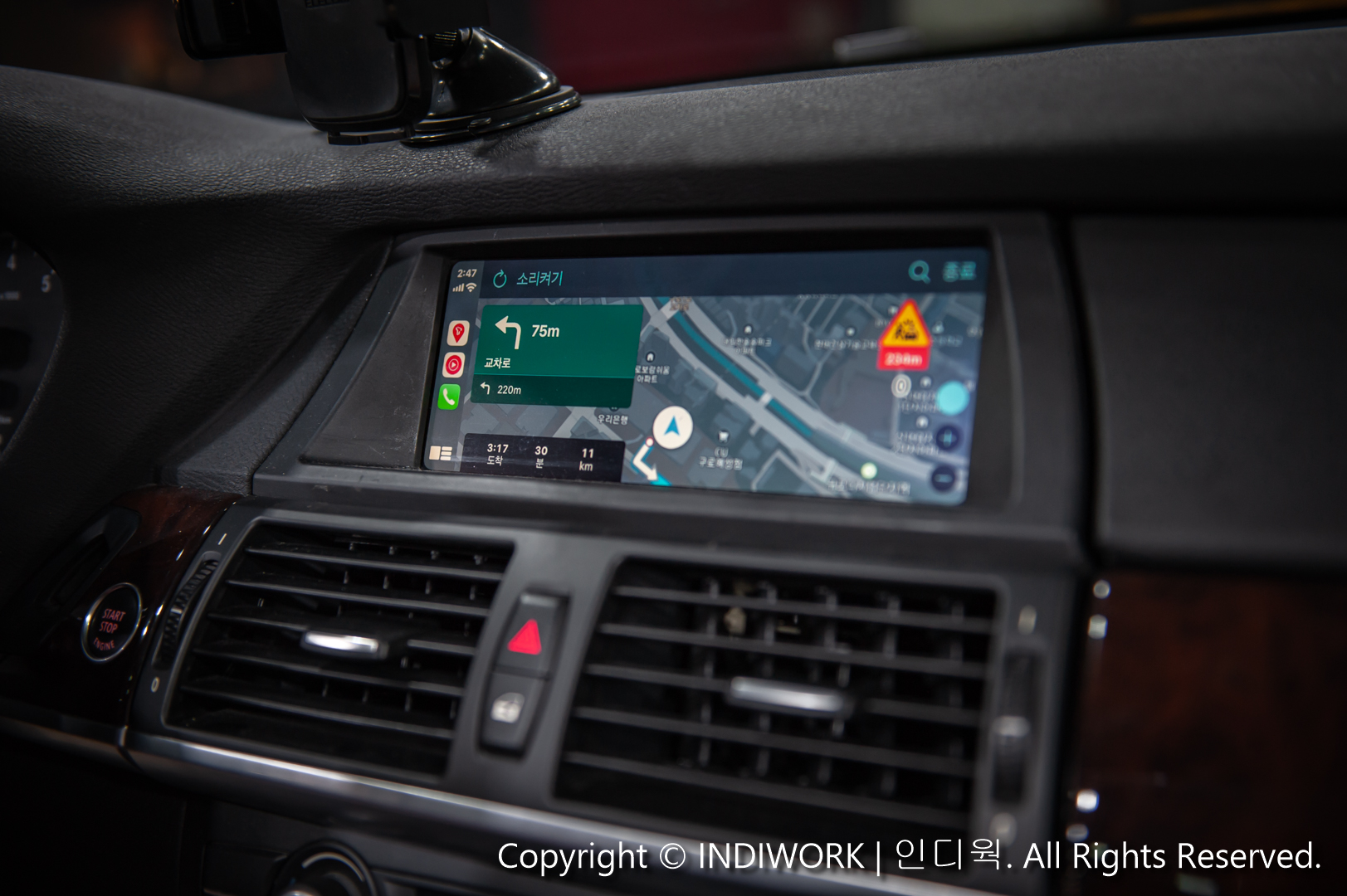 Apple Carplay,T-MAP for 2012 BMW X5 E70 "SCB-CIC"