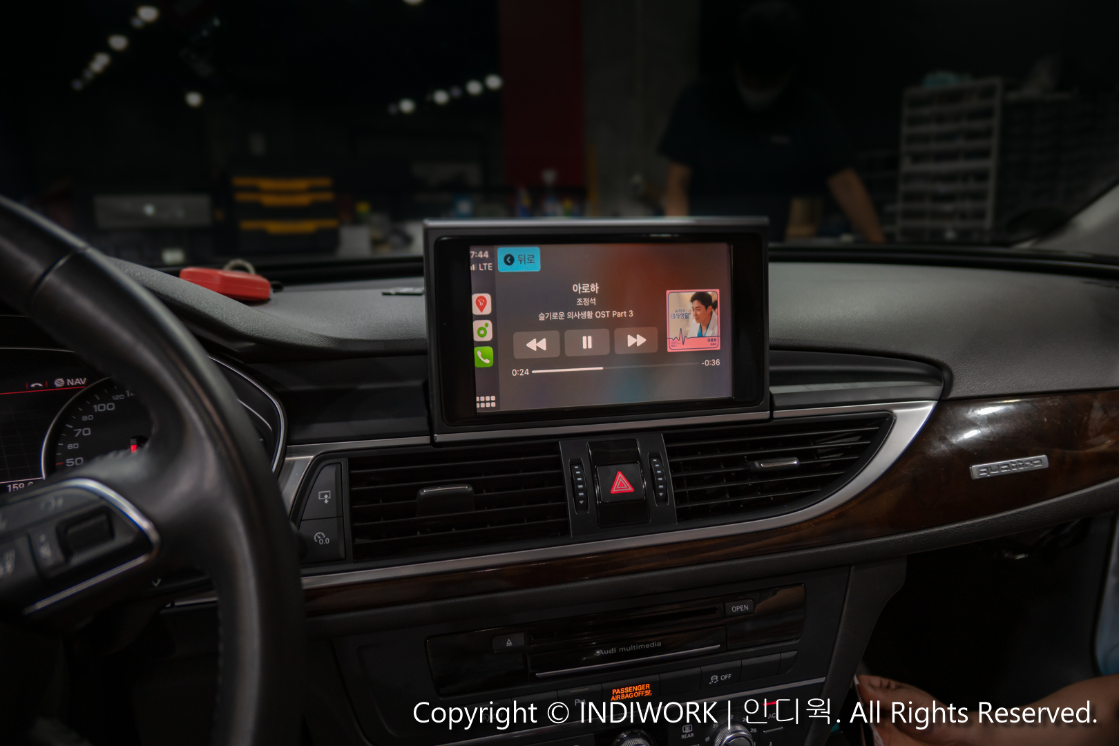 Apple CarPlay,Music play for 2013 Audi A6 C6 3G MMI "SCB-AU A6"