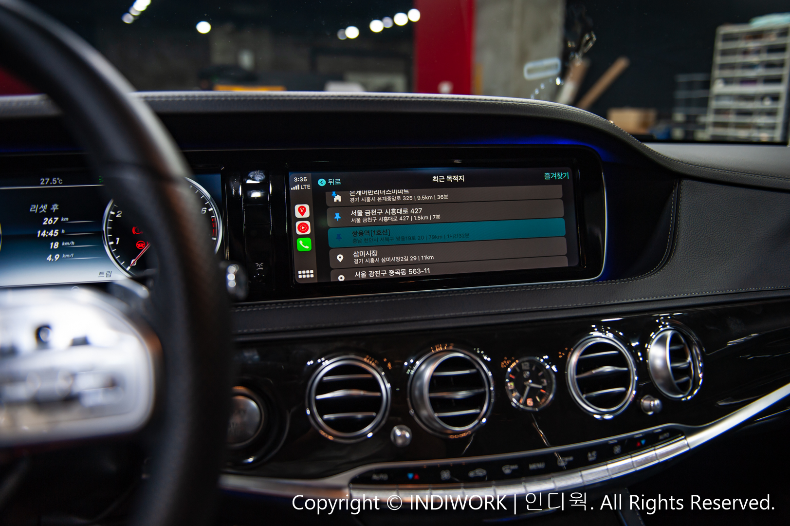 Apple CarPlay,T-MAP for 2015 W222 S-Class "SCB-NTG5"