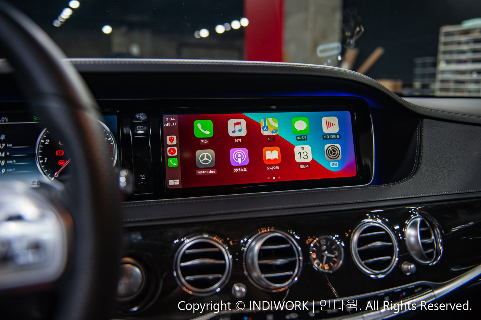 Apple CarPlay for 2015 W222 S-Class "SCB-NTG5"