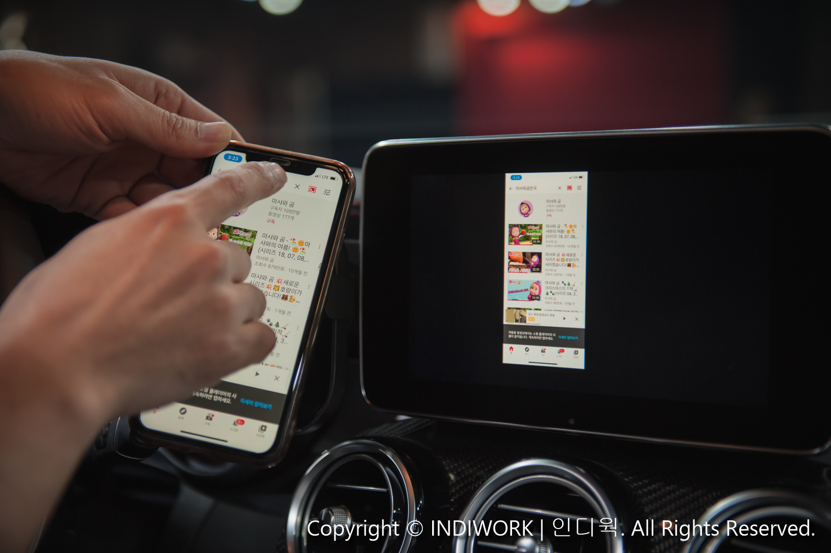 Apple CarPlay,smartphone mirroring for 2019 GLC 43AMG "SCB-NTG5"