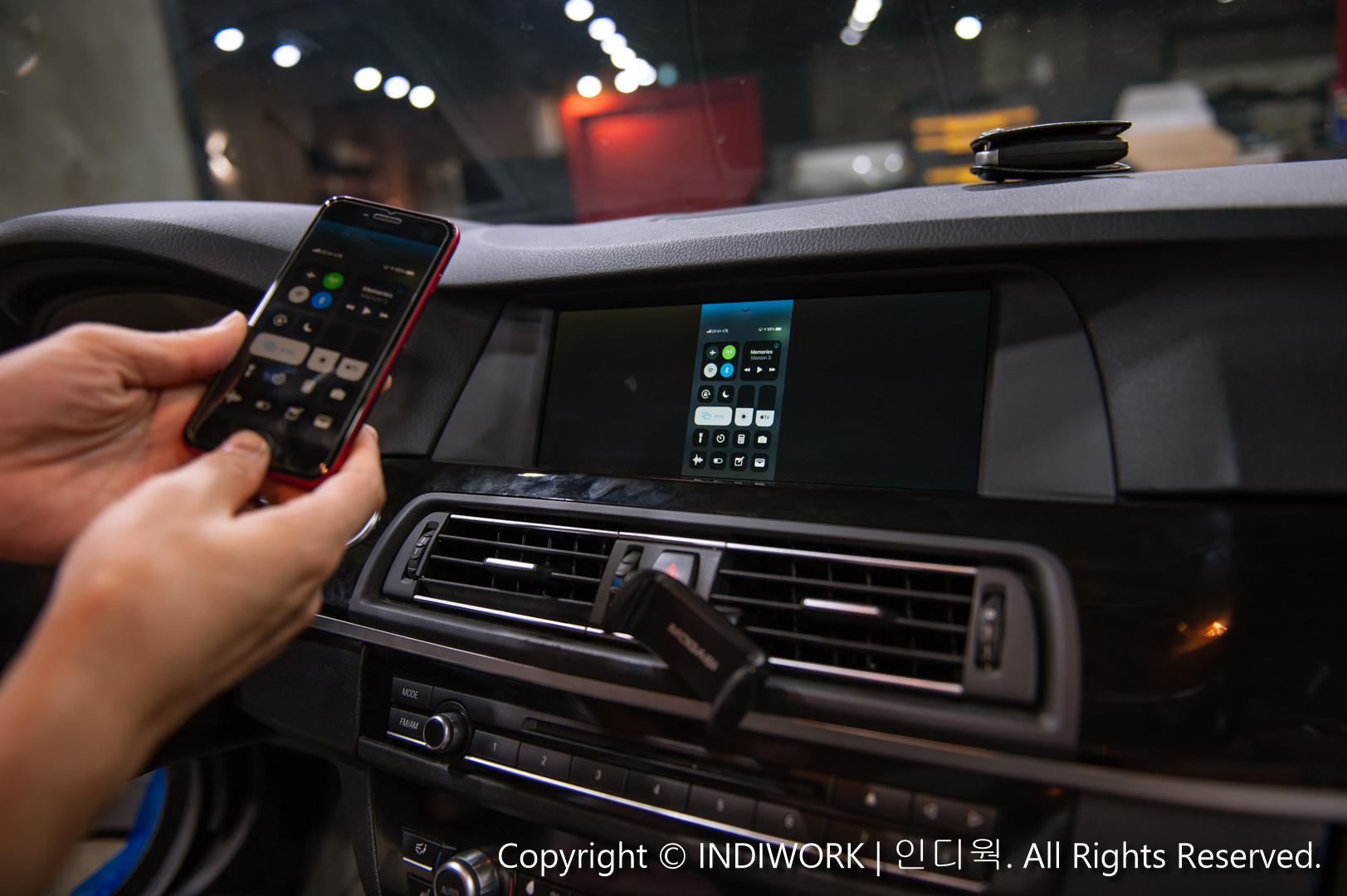 Apple Carplay smartphone mirroring for 2011 BMW 535i F10 "SCB-CIC"