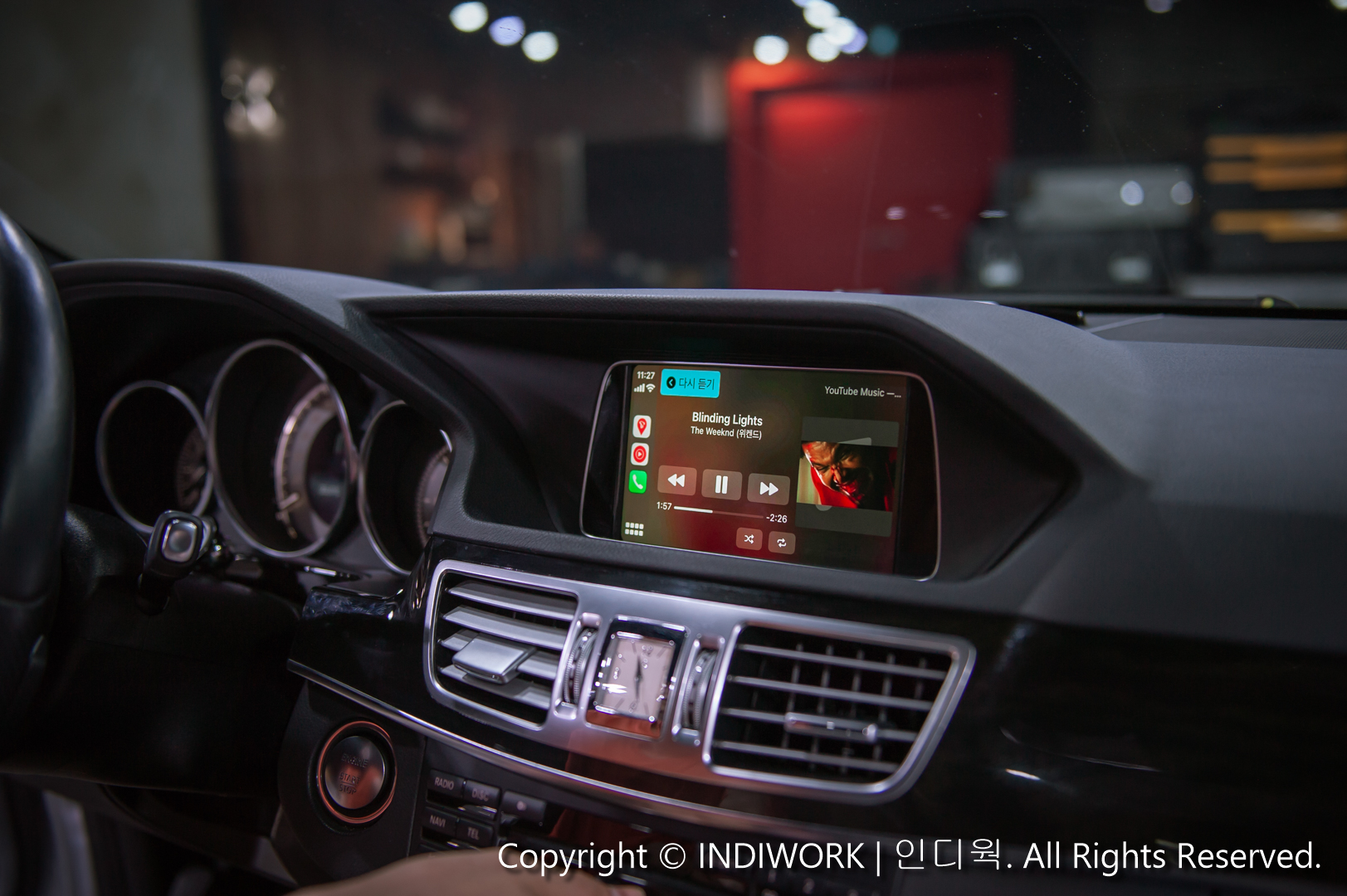 Apple CarPlay,Music play for 2014 Mercedes E-Class W212 E250 "SCB-NTG4.5"