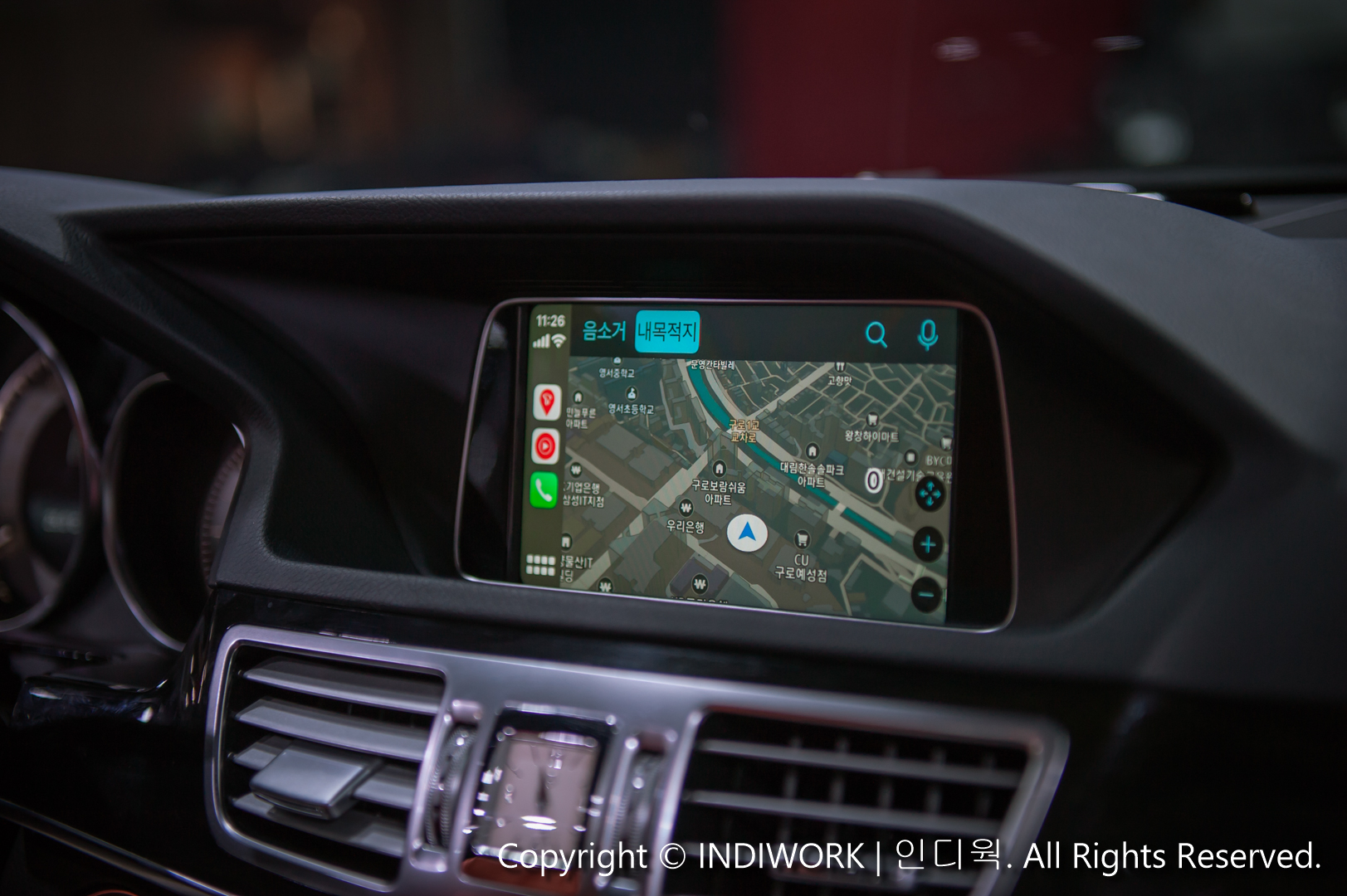 Apple CarPlay,Naver-MAP for 2014 Mercedes E-Class W212 E250 "SCB-NTG4.5"