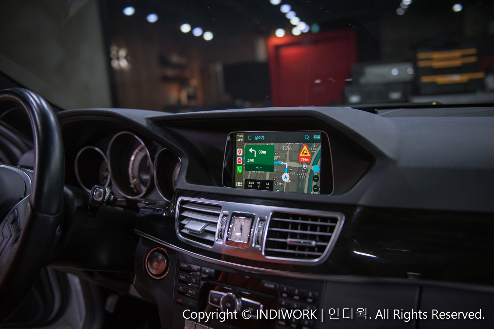 Apple CarPlay for 2014 Mercedes E-Class W212 E250 "SCB-NTG4.5"