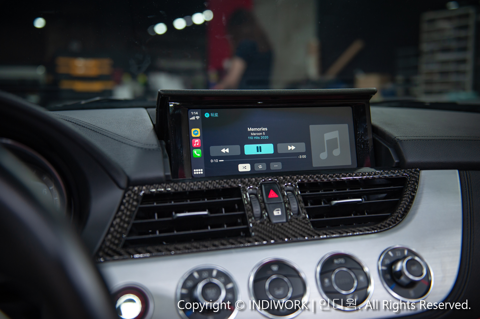 Apple Carplay,Music play for 2015 BMW Z4 E89 "SCB-CIC"