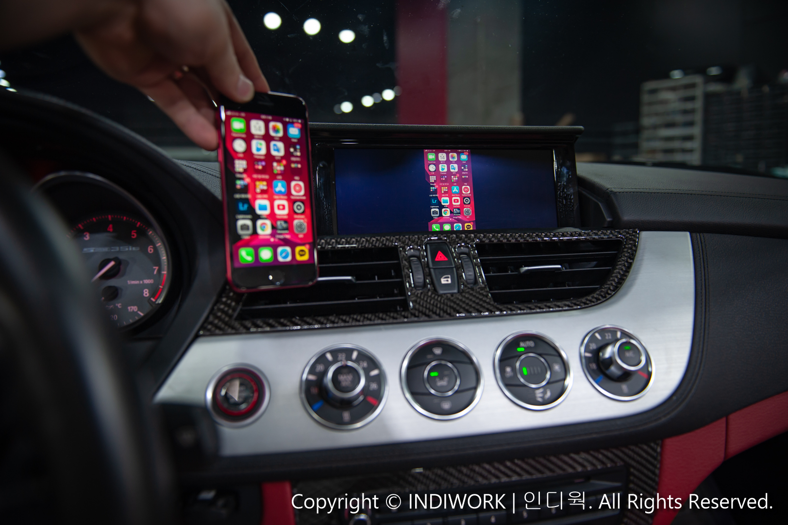 Apple Carplay,smartphone mirroring for 2015 BMW Z4 E89 "SCB-CIC"