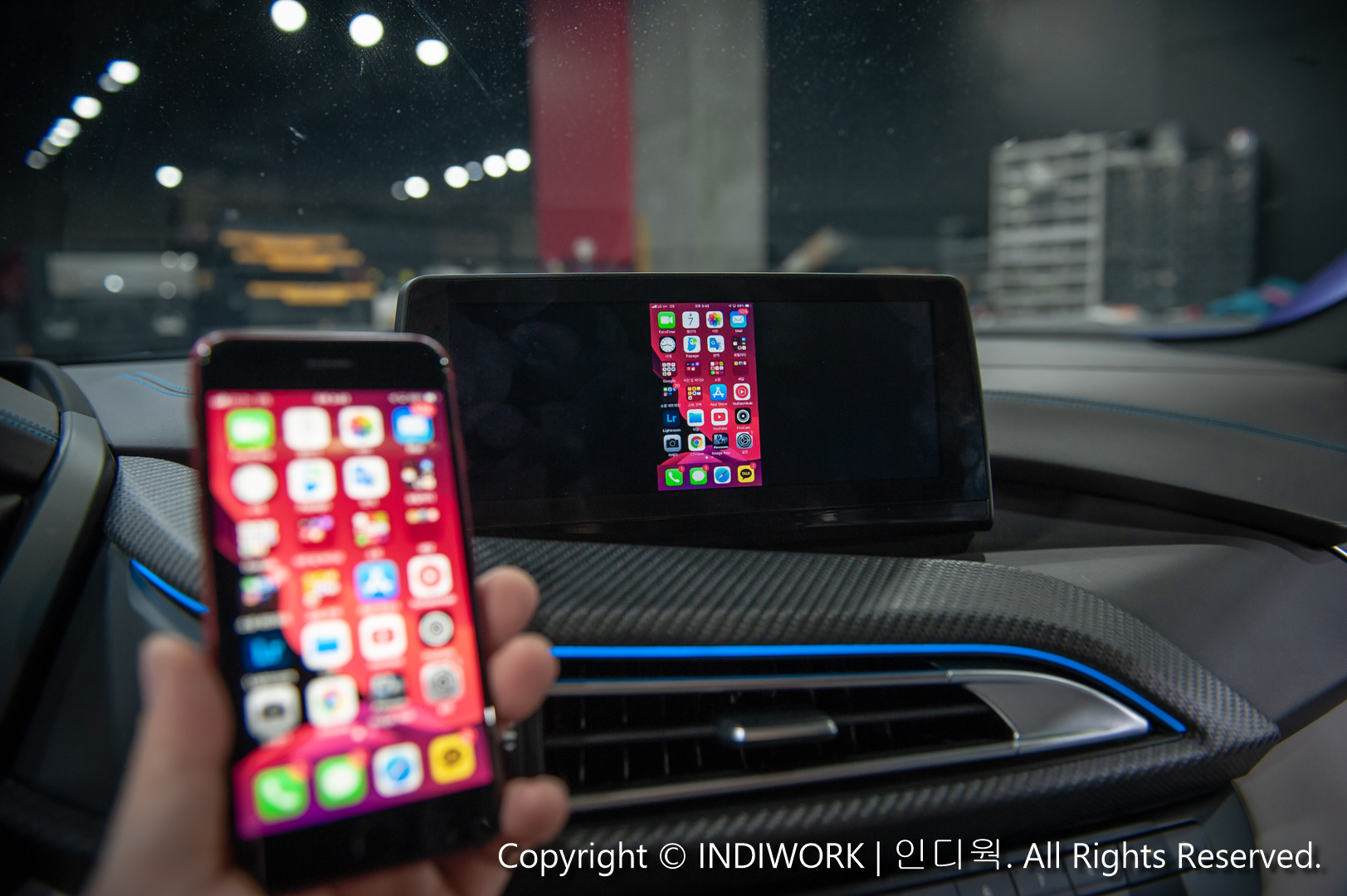 Apple Carplay,smartphone mirroring for 2015 BMW i8 "SCB-NBT"