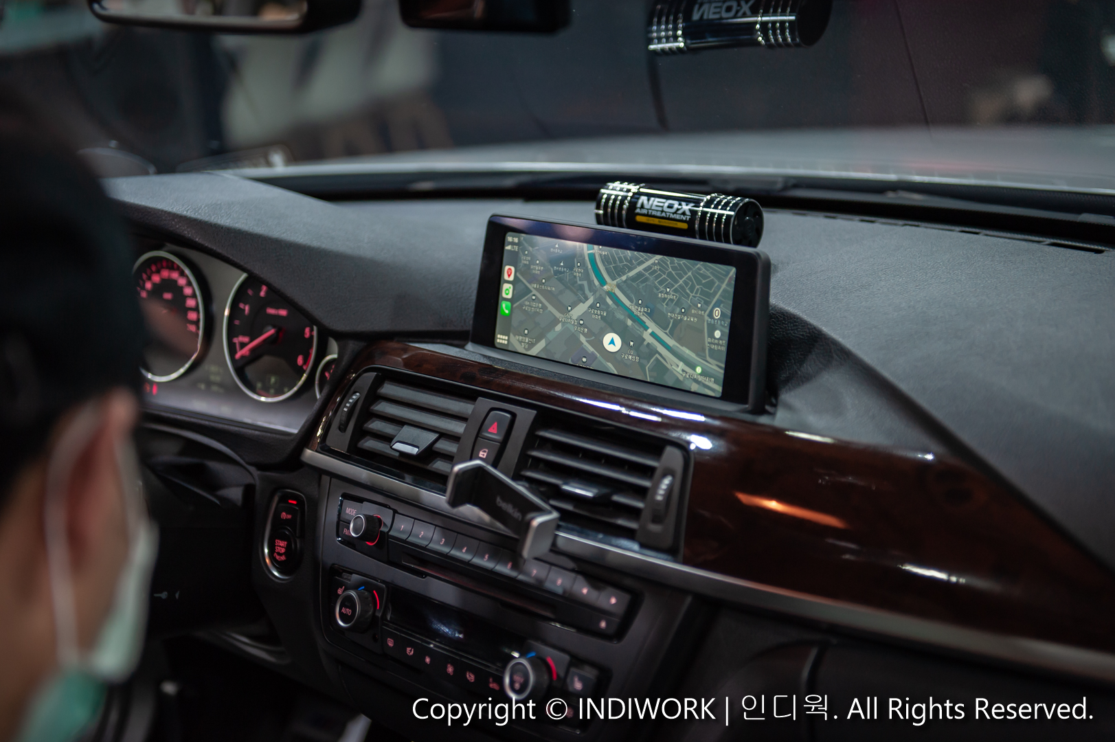 Apple Carplay,Naver-MAP for 2011 BMW 3 F30 "SCB-NBT"